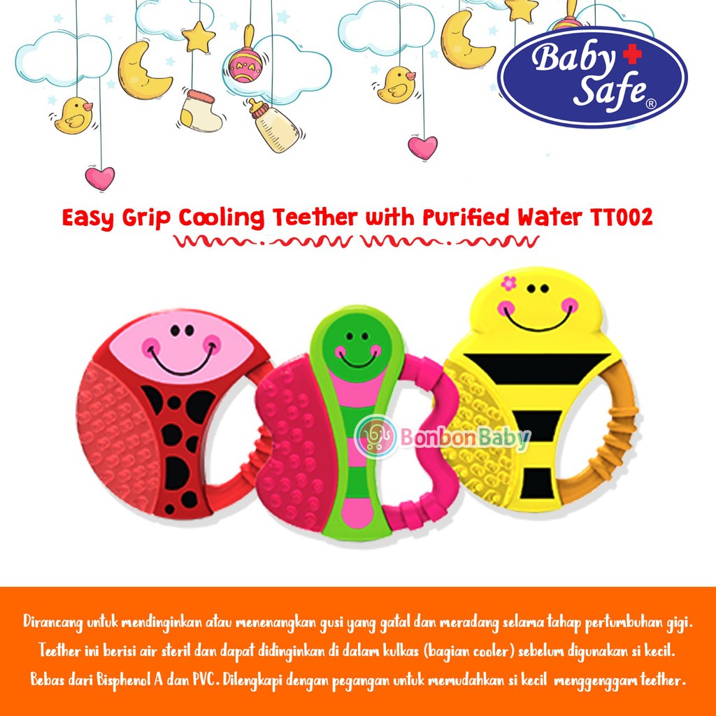 Babysafe Easy Grip Cooling Teether TT002