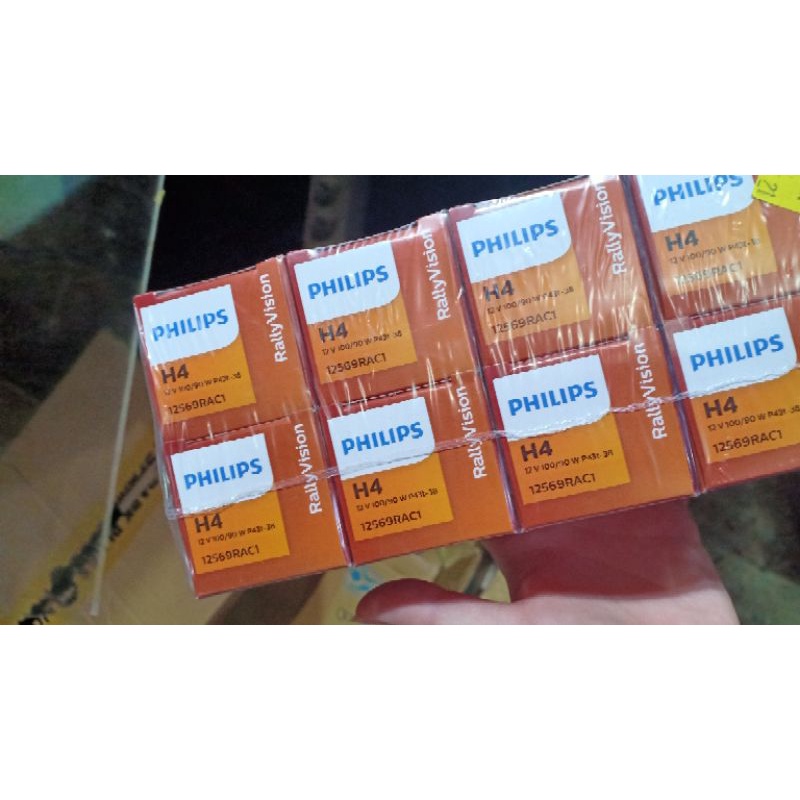 bohlam halogen H4 Phillip 12v