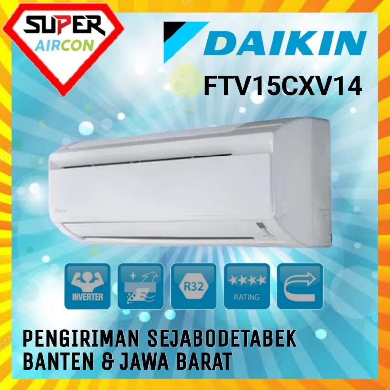 AC DAIKIN FTV 15 1/2 PK MALAYSIA + PASANG INSTALASI