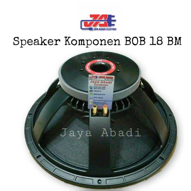 Speaker Komponen BOB 18 BM (18 inch)