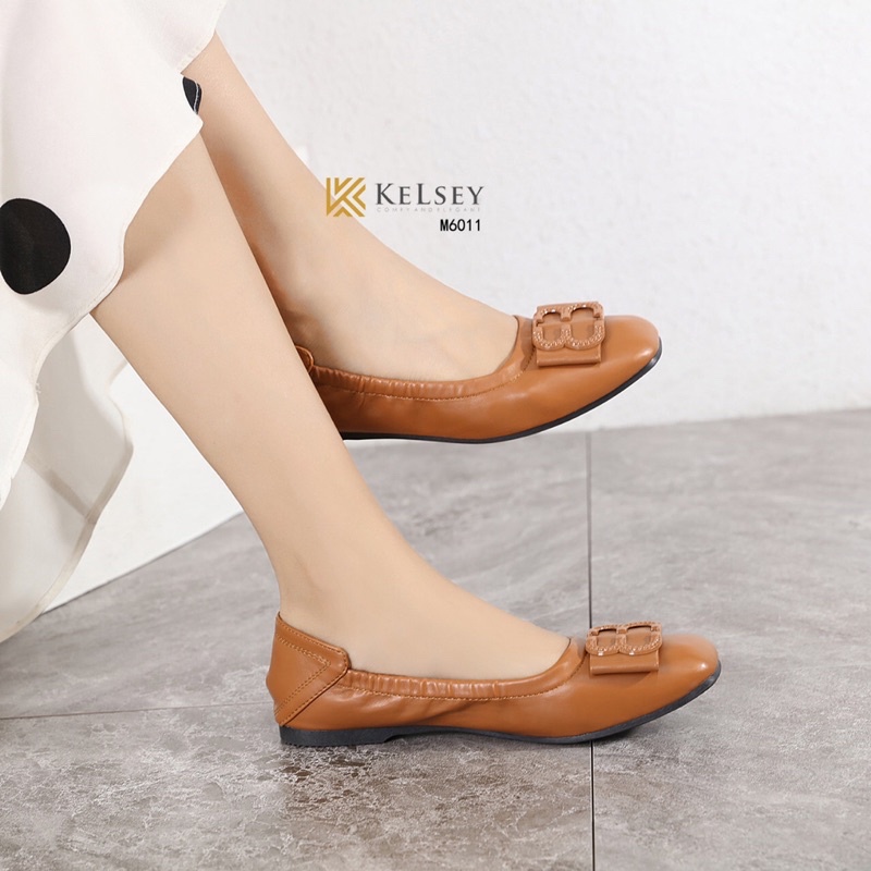 (GRATIS ALAS KAKI) NICOLE SEPATU FLAT SHOES WANITA KELSEY M6011