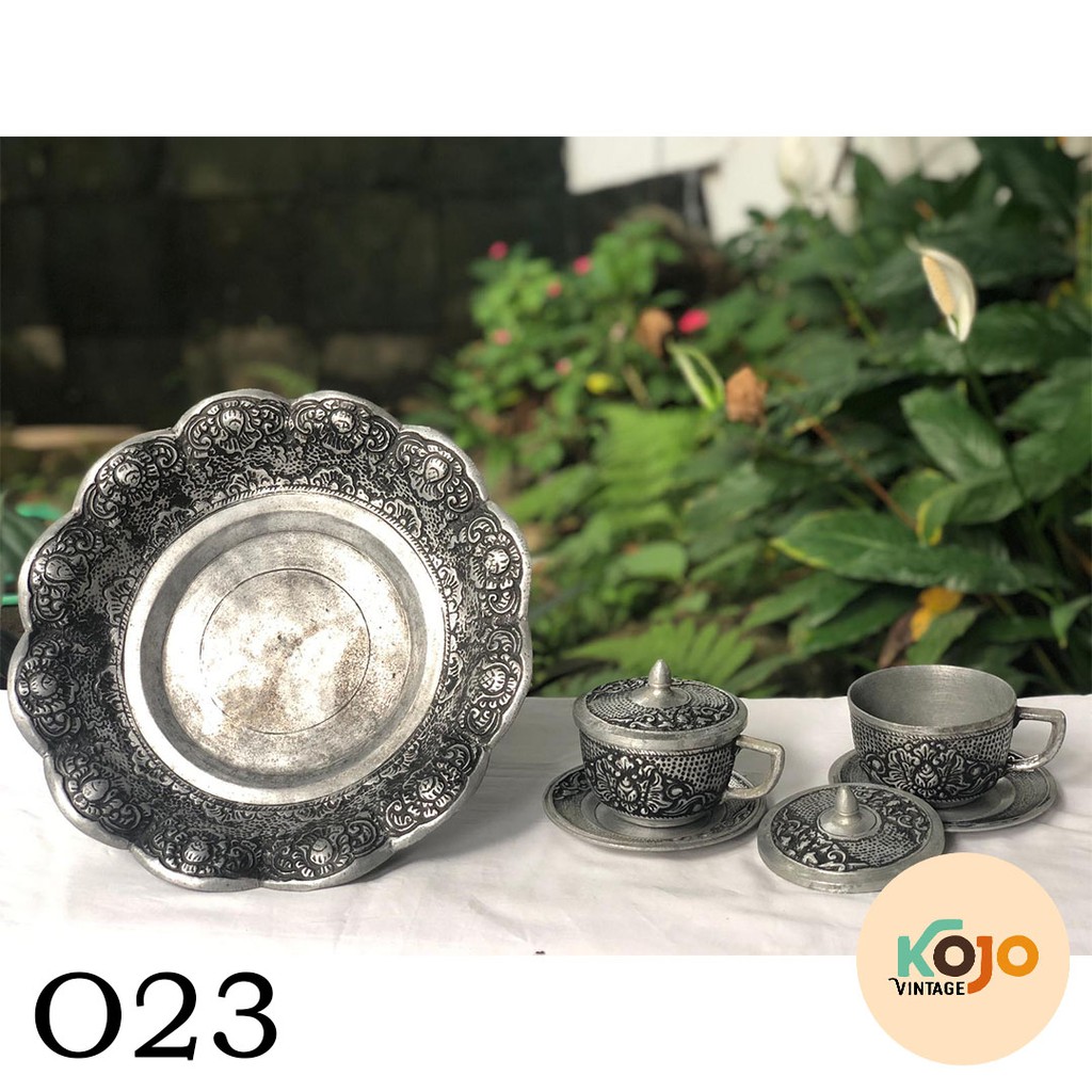 Tempat Buah Jadul Vintage dan Cangkir Jadul Vintage Classic Kuno Langka Rare