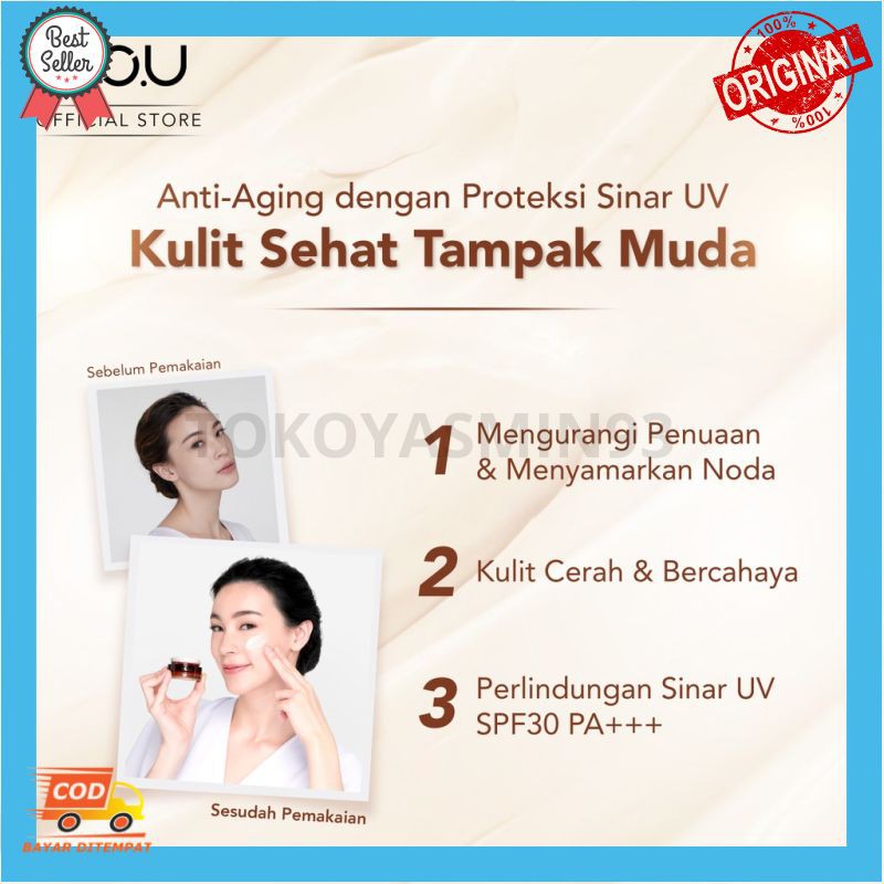 YOU Golden Age Illuminating Day Cream 18g Murah