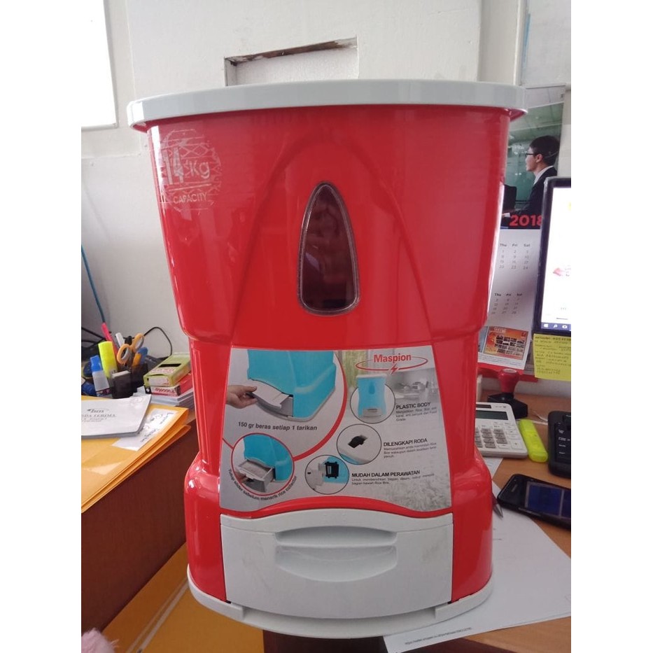 Maspion MRD 1400AP Rice Box 14 Kg / Tempat Beras 14 Kg
