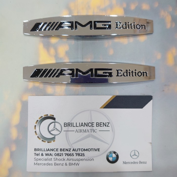 Emblem Fender AMG Edition Mercedes Benz / Fender Samping Mobil Mercy