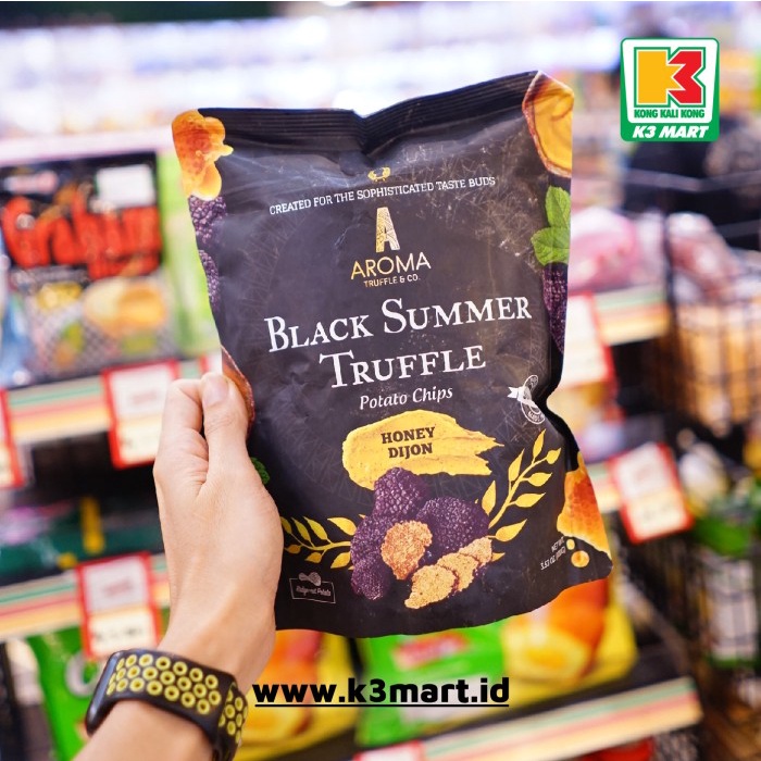 

Fchgtyani Aroma Black Summer Truffle Potato Chips Honey Dijon 100Gr