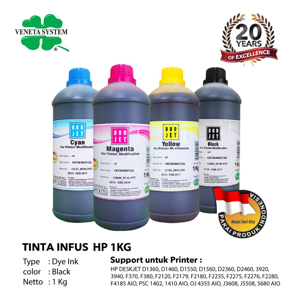 TINTA INFUS UNTUK PRINTER HP 1 KG