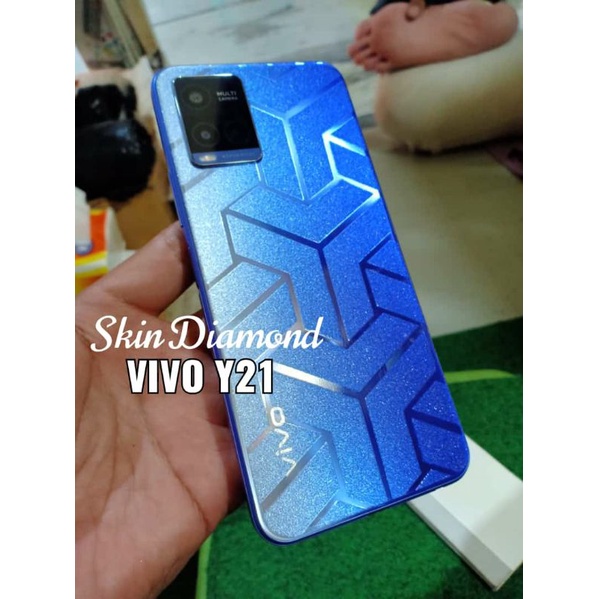VIVO Y21/Y21S /Y21A  , SKIN Garskin Motif DIAMOND TRANFORMER Anti Jamur