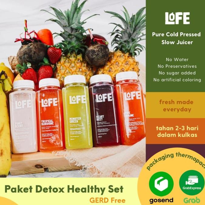 

Juice Detox COLD PRESS Pembelian 7 Bottle Juice ( Minimum 3 Hearbeet )