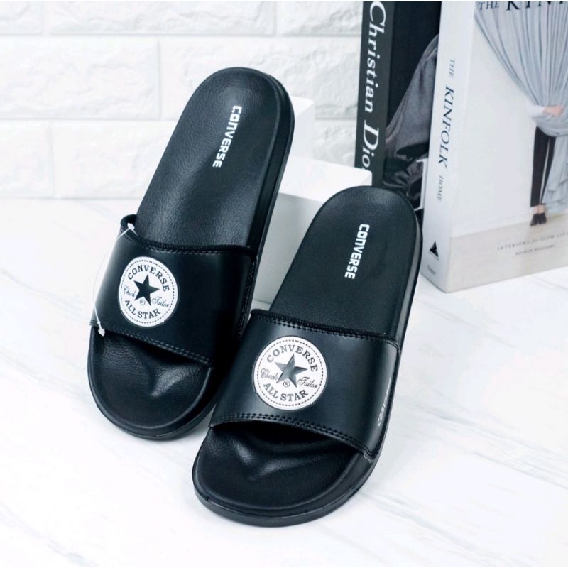 Sandal Sendal Slop Selop Slip On Slide Pria Wanita Cowok Cewek Laki Laki Casual Kekinian Sandal Hush Puppies