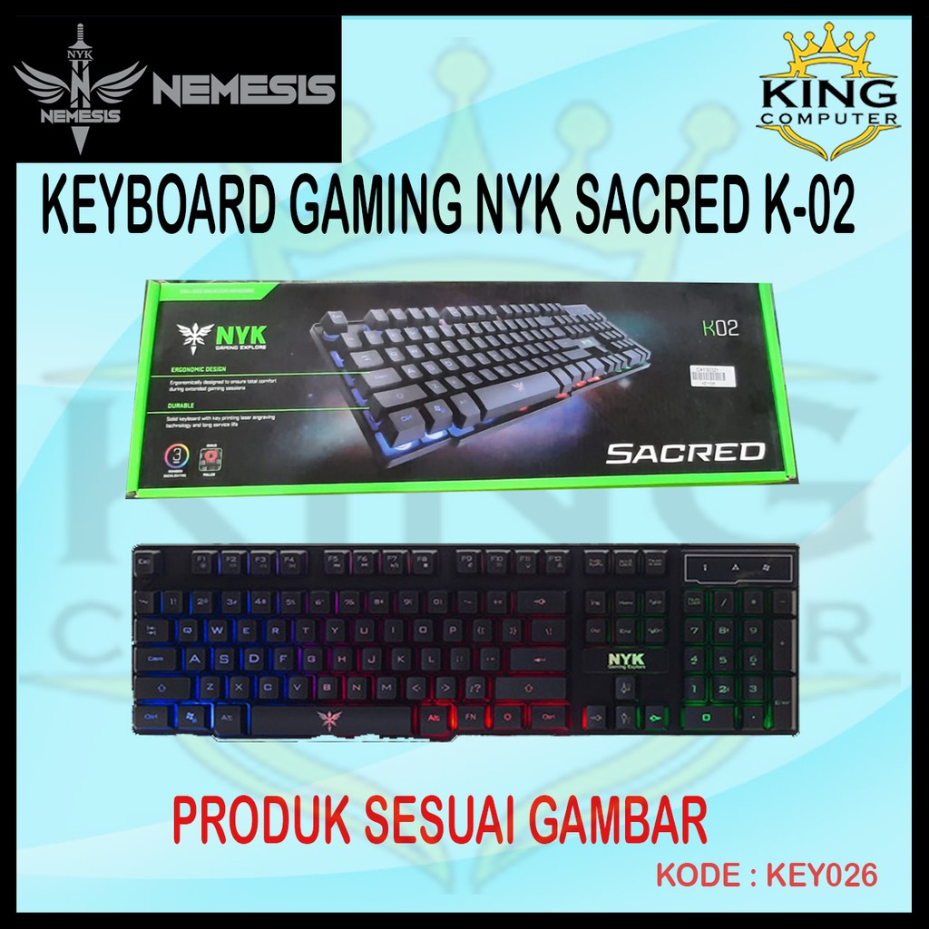 KEYBOARD GAMING NYK SACRED K-02