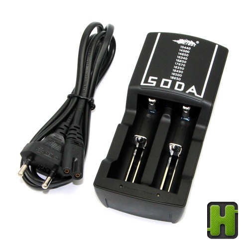 Efest SODA Battery Charger | Universal Charge Dual Slot Baterai 18650
