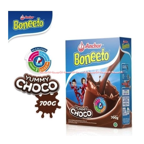 Boneeto Anchor 700gr Susu Boneto Vanila Bubuk Creamy Vanilla Yummy Choco Boneto Coklat Chocolate Ancor