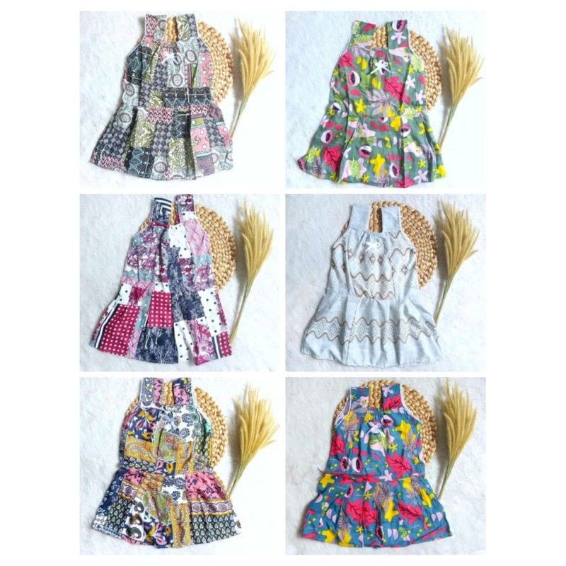 DASTER Dress Batik ANAK 1-5th  / BAJU TIDUR /  MOTIF RANDOM