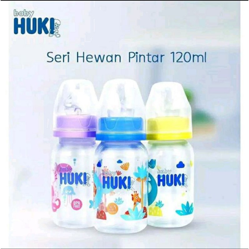 Botol Huki Dot Gepeng 50 ml | 120 ml | 210 ml BPA Free