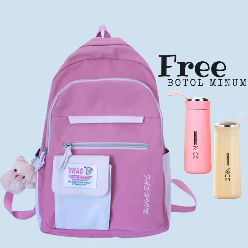 TM30-Backpack Anak- Schoolgirl Korean Version Harajuku Ulzzang High School Student Campus Backpack Ransel