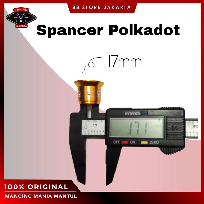 spancer polkadot spacer reelseat