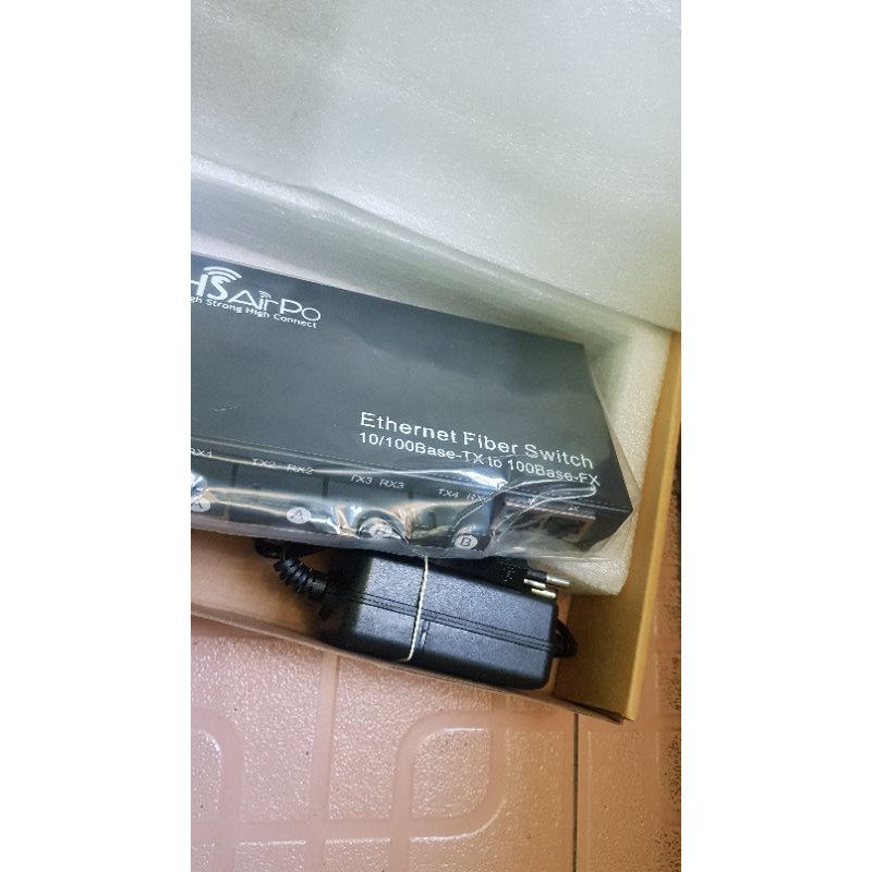 HSAirpo CM4F2E POE Media Converter