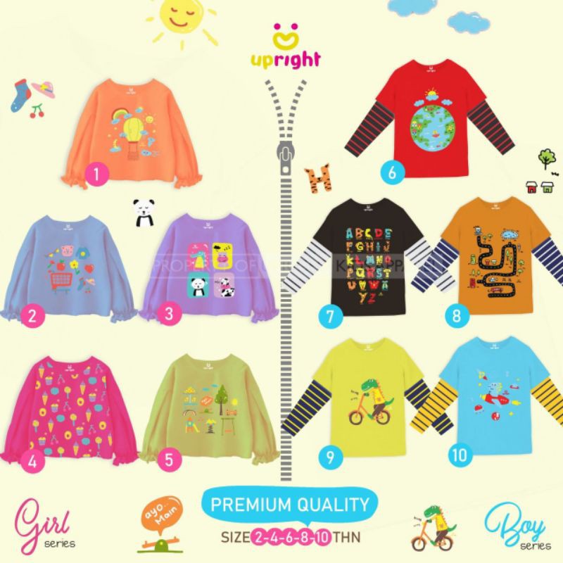 longsleeve upright 2-10t