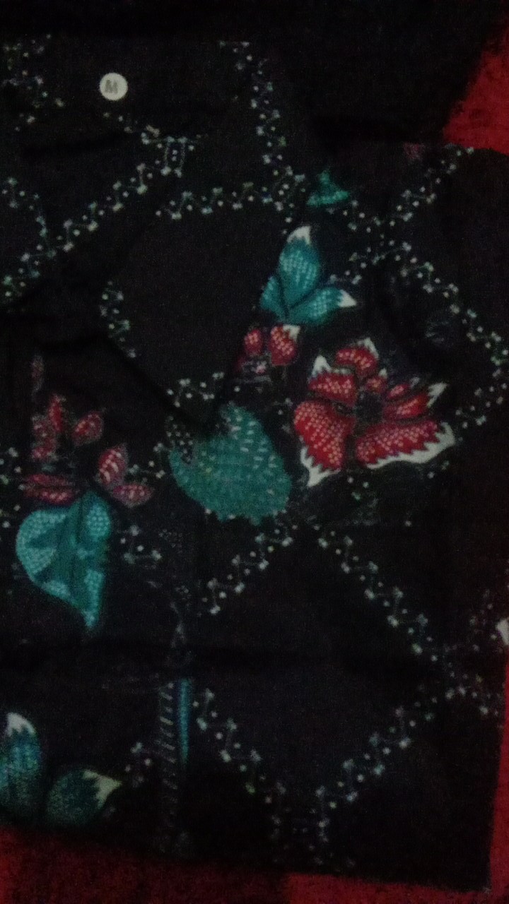 Batik Couple Keluarga Sania Ruffle Ori Ndoro Jowi Dnt Motif Jaring