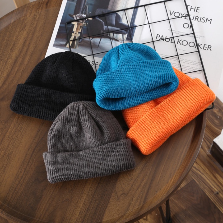 Kupluk Short Beanie Polos Kupluk Rajut Polos Pria Wanita Cowok Cewek Unisex Dewasa