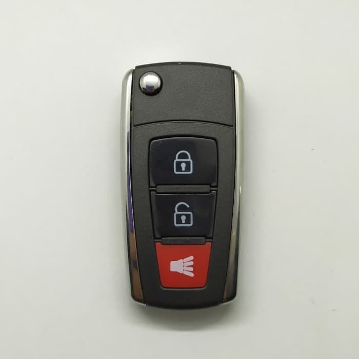 BARANGASLI!! CASING COVER KUNCI LIPAT FLIP KEY MOBIL PROTON EXORA 3 TOMBOL GDGBRG