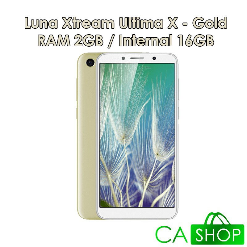 Luna G55 Lite Xtream Ultima X 2gb 16gb 2 16 Black Gold Blue Grey Baru New Resmi Shopee Indonesia