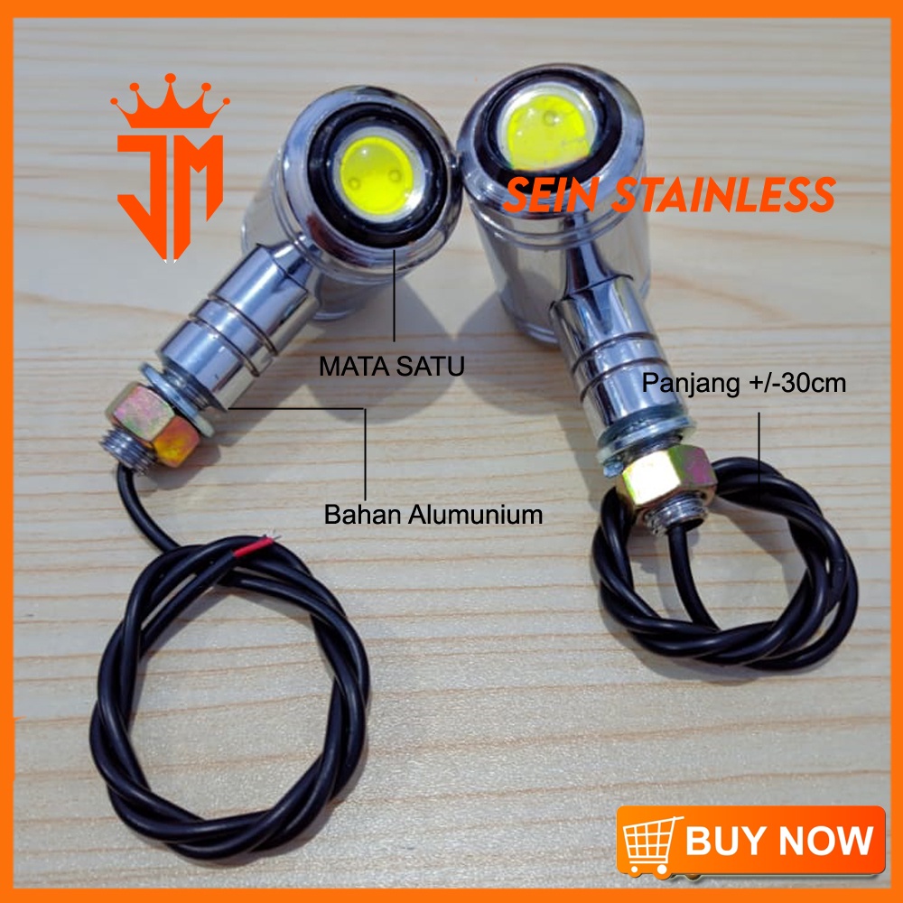 LAMPU RETING RITING SEN SEIN MODEL PALU LED STAINLESS MOTOR CB, GL SERIES, MP VIXION, BYSON ALL MOTO