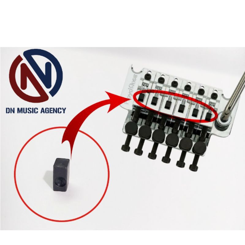 saddle bridge / string lock block saddle tremolo gitar / penjepit senar gitar updown / tremolo gitar