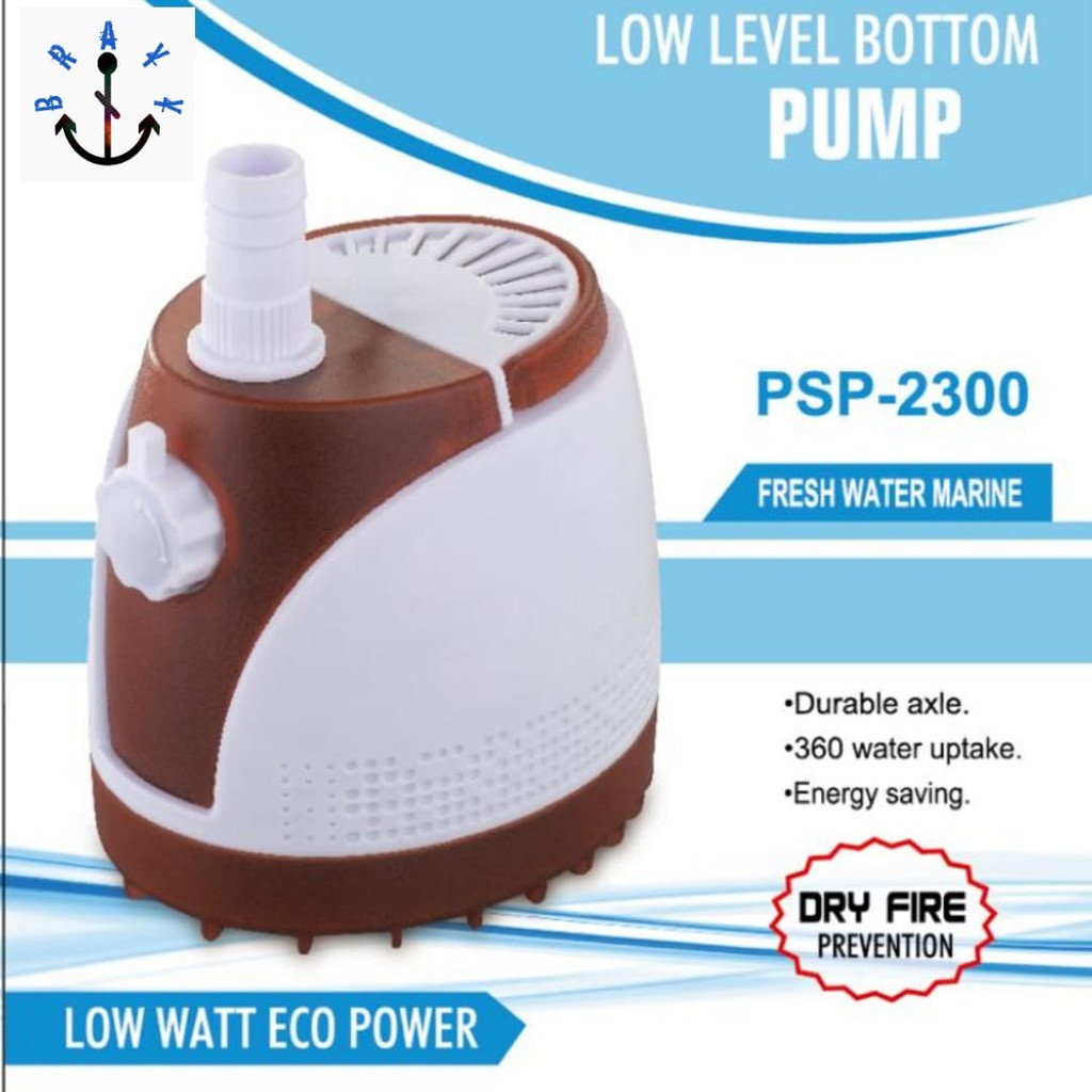 Pompa air kolam aquarium ikan hias Waterpump hemat listrik Rosston PSP 2300