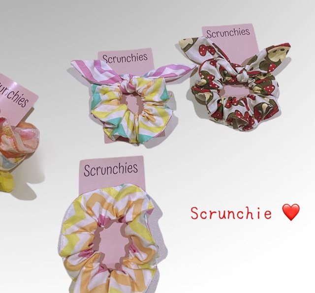 Fawn’G Handmade - 3pcs Scrunchies motif Anak lucu lucu