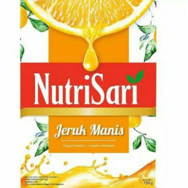 

Nutrisari JERUK MANIS minuman vitamin C Nutri Sari orange 750gr.