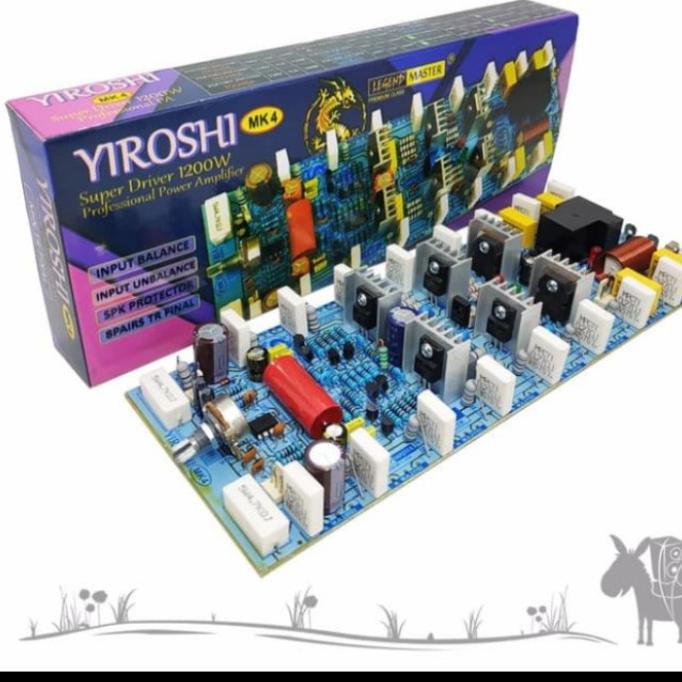 KIT DRIVER POWER AMPLIFIER MK4 MK-4 YIROSHI MIN TR 1200W LEGEND MASTER