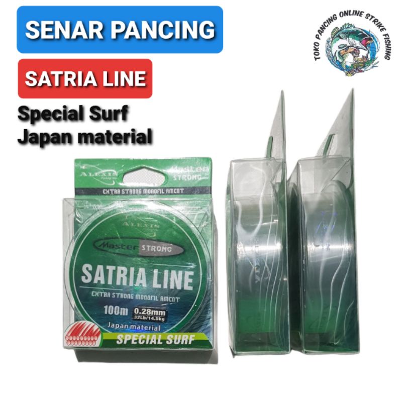 SENAR PANCING SATRIA LINE ALEXIS MASTER STRONG TIDAK MUDAH KERITING