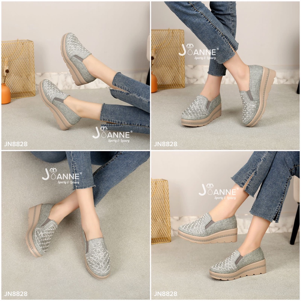 JOANNE Sepatu Wanita Wedges Shoes #JN8828 ORIGINAL