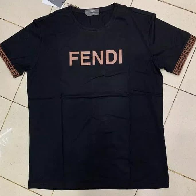 T Shirt Fendi Premium Original Quality / Pria .Aruansy.Olshop