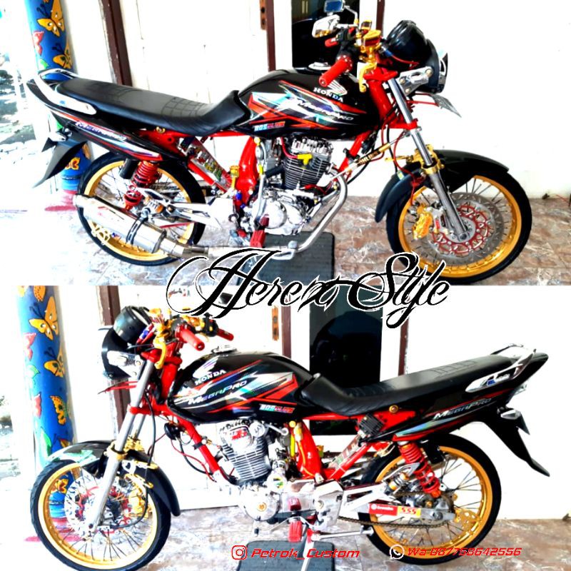 Striping  Megapro Primus Hologram Pelangi