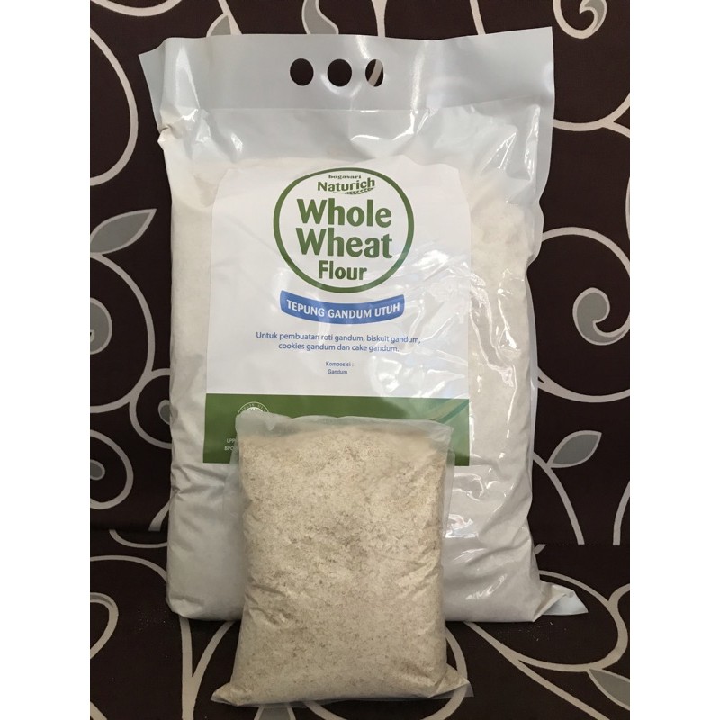 

Tepung Gandum Bogasari Reepack 500grm Whole Wheat