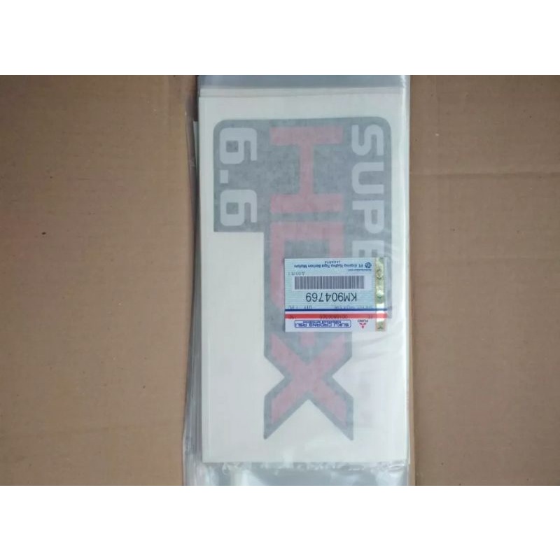 Stiker SUPER HDX 6.6 MITSUBISHI CANTER ORIGINAL PART
