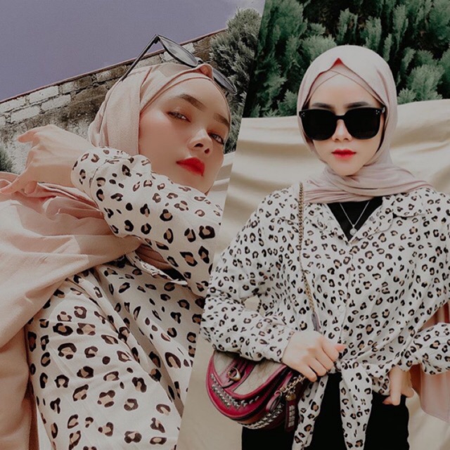 Kemeja Motif Macan Kemeja Motif Leopard