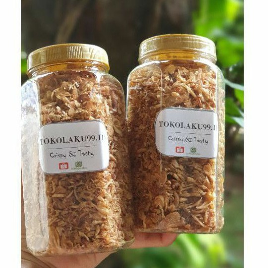 

Bawang Goreng Krispy Asli Brebes Kualitas Premium Enak Kemasan Toples Tanpa Pengawet