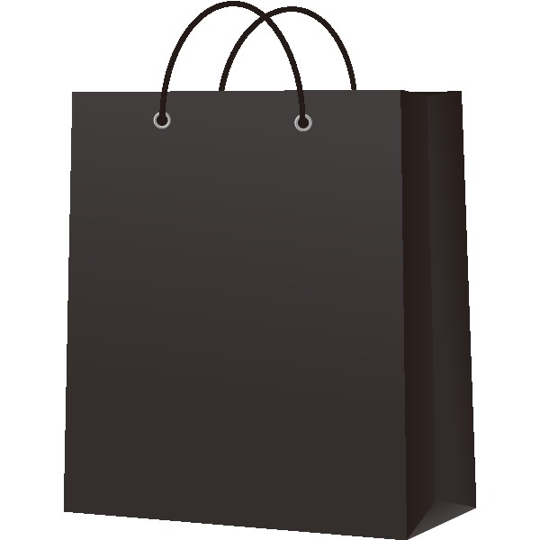 

{STOCK TERBATAS} Tas Paper / Paper Bag Hitam Hallmark Import 12 pcs uk 25 x 35