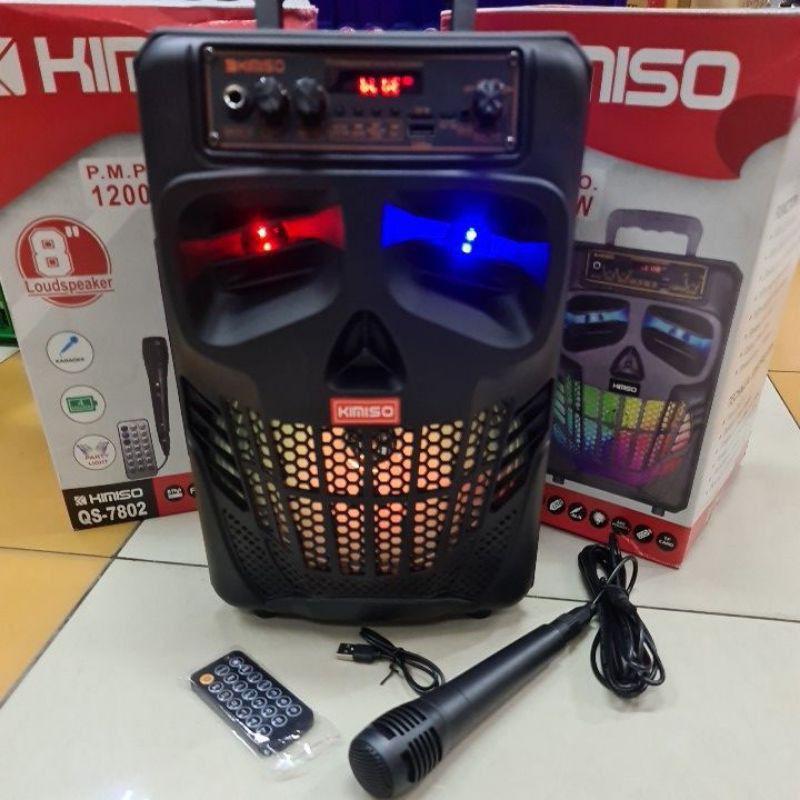 COD✅ Kimiso QS 7801-Speaker Bluetooth Karaoke Kimiso QS 7801-Salon aktif Kimiso QS 7801 8 inch