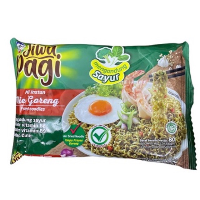 Kobe Jiwa Pagi Mie Instant No Msg 80gr