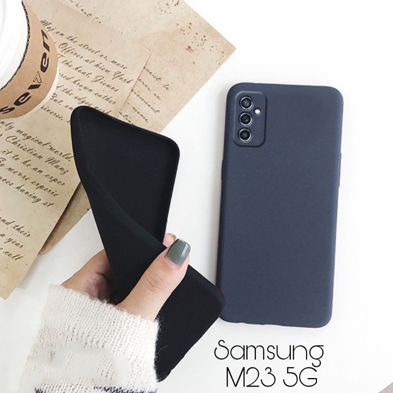 Case Samsung Galaxy M23 5G / M33 5G / M53 5G (2022) SoftCase Sandstone Silicone Premium