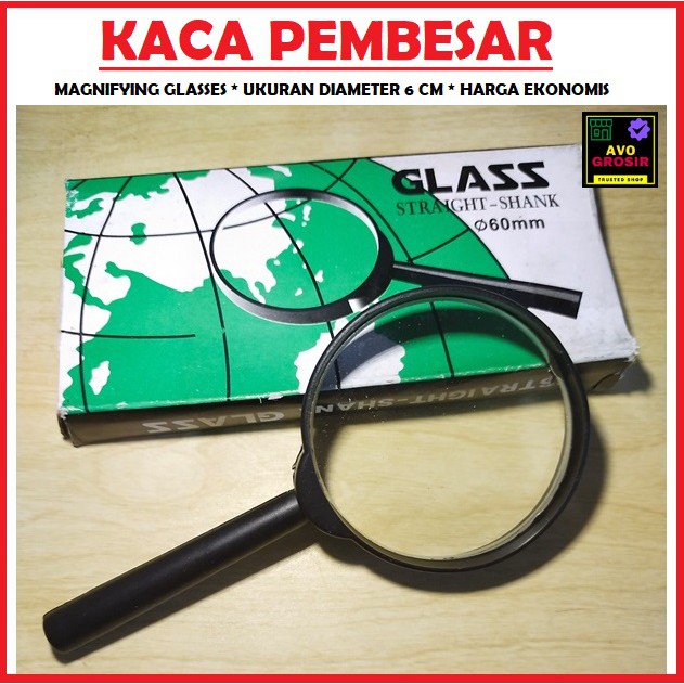 

Kaca Pembesar Magnifying Glass / Loupe / Prakarya Anak Sekolah