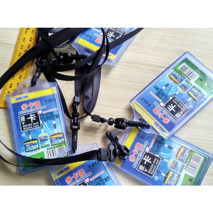 

Promo Id Card Holder Plastik Lentur 2 Sisi Dan Tali 10 Mm Bergaransi