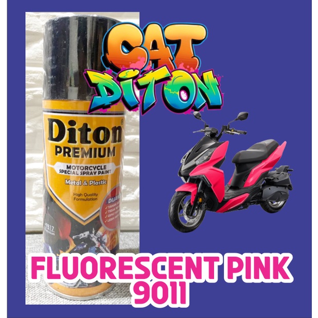 9011 Fluorescent Pink DITON Premium 400cc warna stabilo