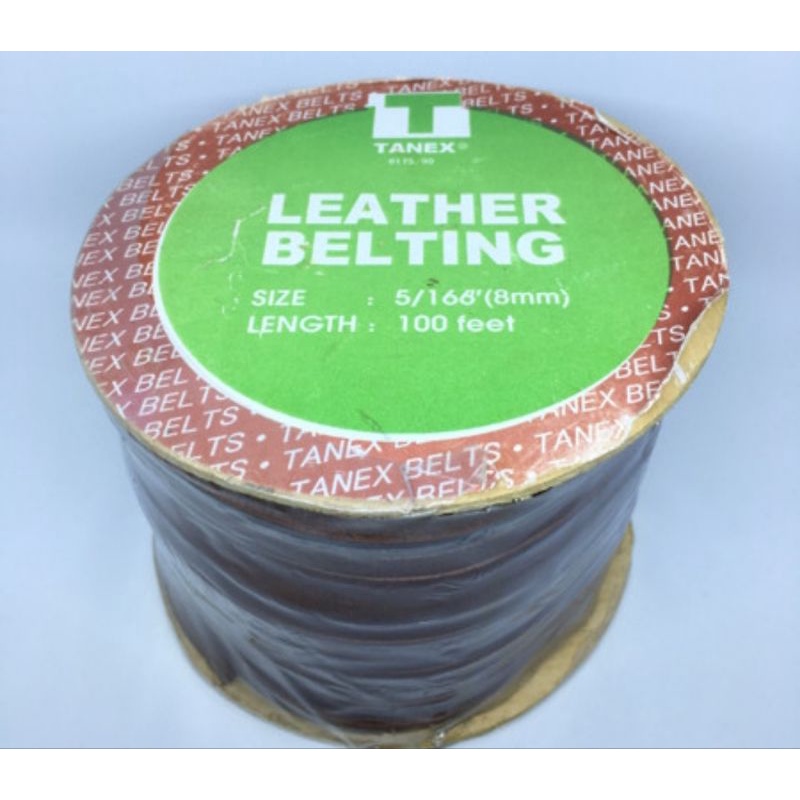 Tali Kulit Leather Belt Belting 5/16 in 8mm