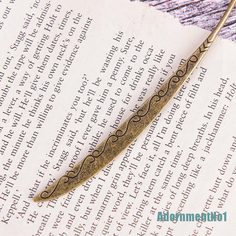 [AdornmentNo1]retro vintage metal alloy bronze bookmark document book mark label diy for